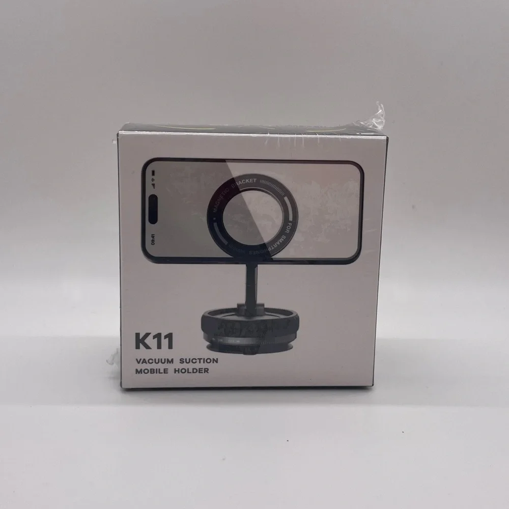 K11 Vacuum Suction Mobile Holder Yellow New Sealed Phone Accessories Style Class